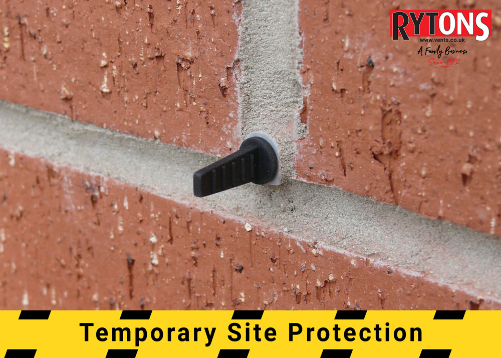 Temporary Site Protection for Cavity Weeps and Vents