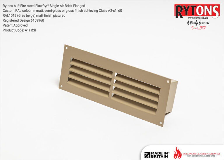 Rytons Airbrick-Abdeckung, Weiß, 22,9 X 7,6 Cm – Schutz Für Lüftungsöffnungen