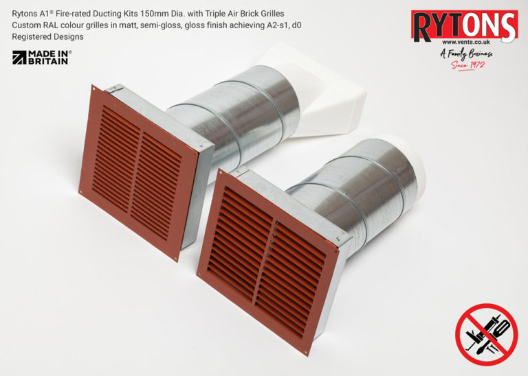 Rytons A1® Firerated Metal Ventilation Range Rytons Building Products